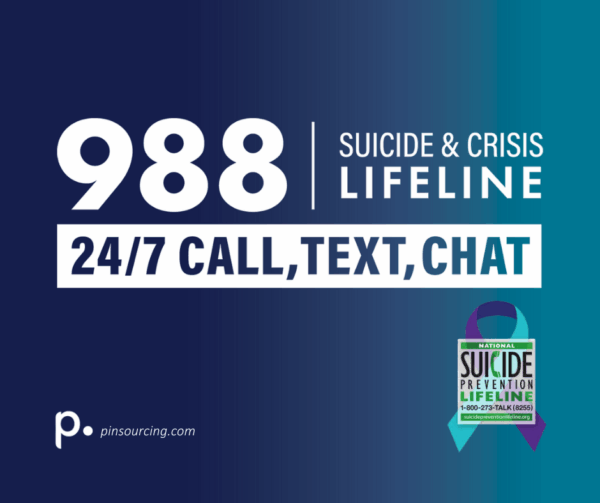 988 Suicide and Crisis Lifeline 24/7 Call, Text, Chat